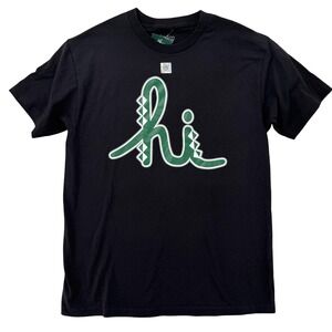 Hawaii‎ Rainbow Warriors Shirt Mens Medium Black Football In4mation Hi NCAA NWT